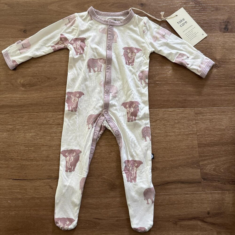 Kyte baby Elephant Print NWT 0-3 Months